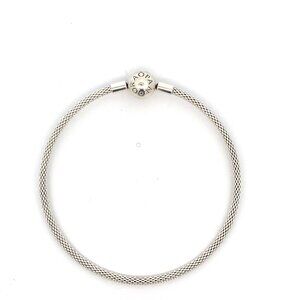 Pandora Sterling Silver Mesh Bracelet with Pandora Clasp - 596543 7.5"